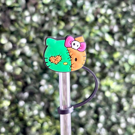 Zombie Hello Kitty Straw Topper