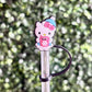 Winter Hello Kitty with Hot Cocoa Straw Topper