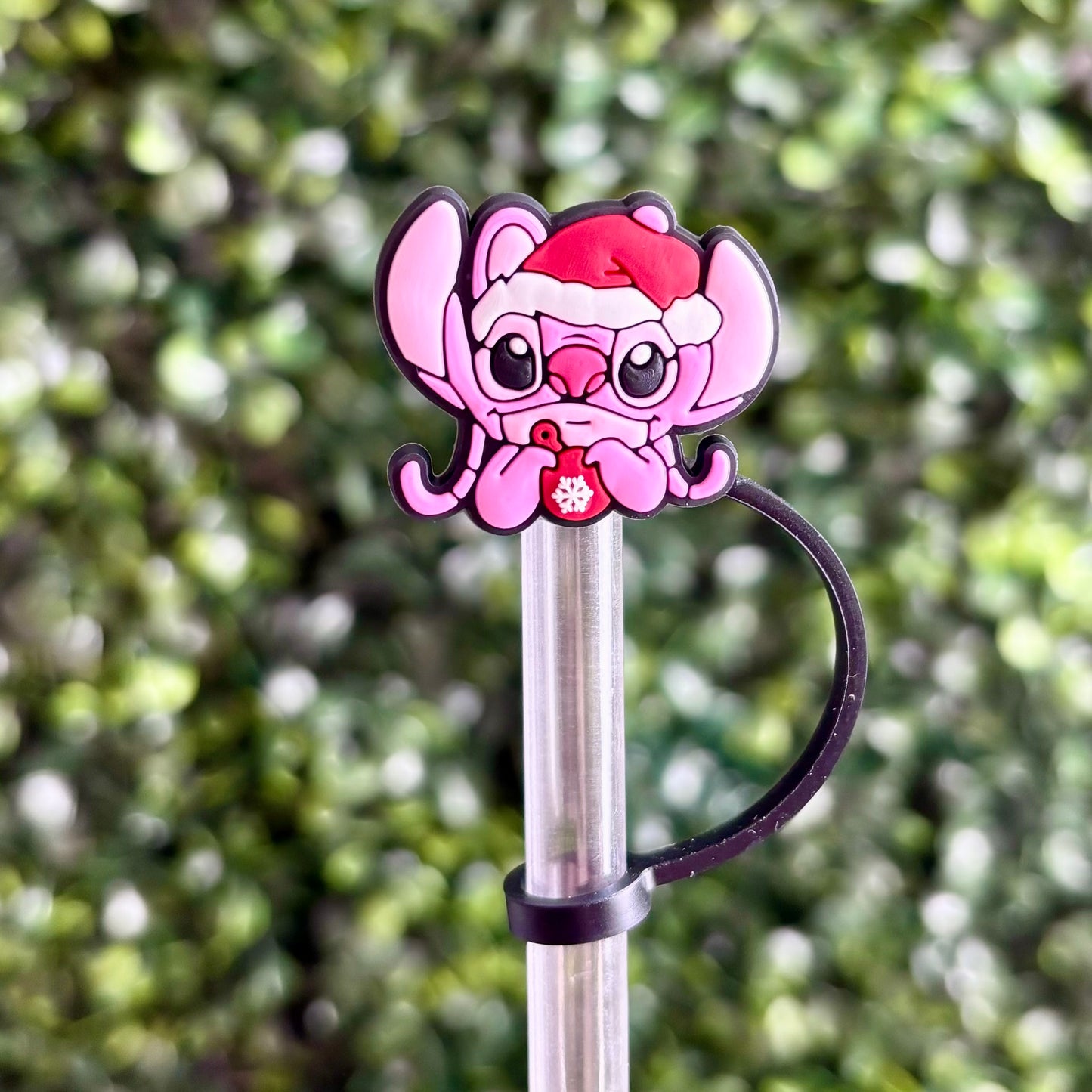 Christmas Angel Straw Topper