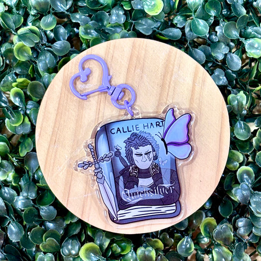 Quicksilver Acrylic Keychain