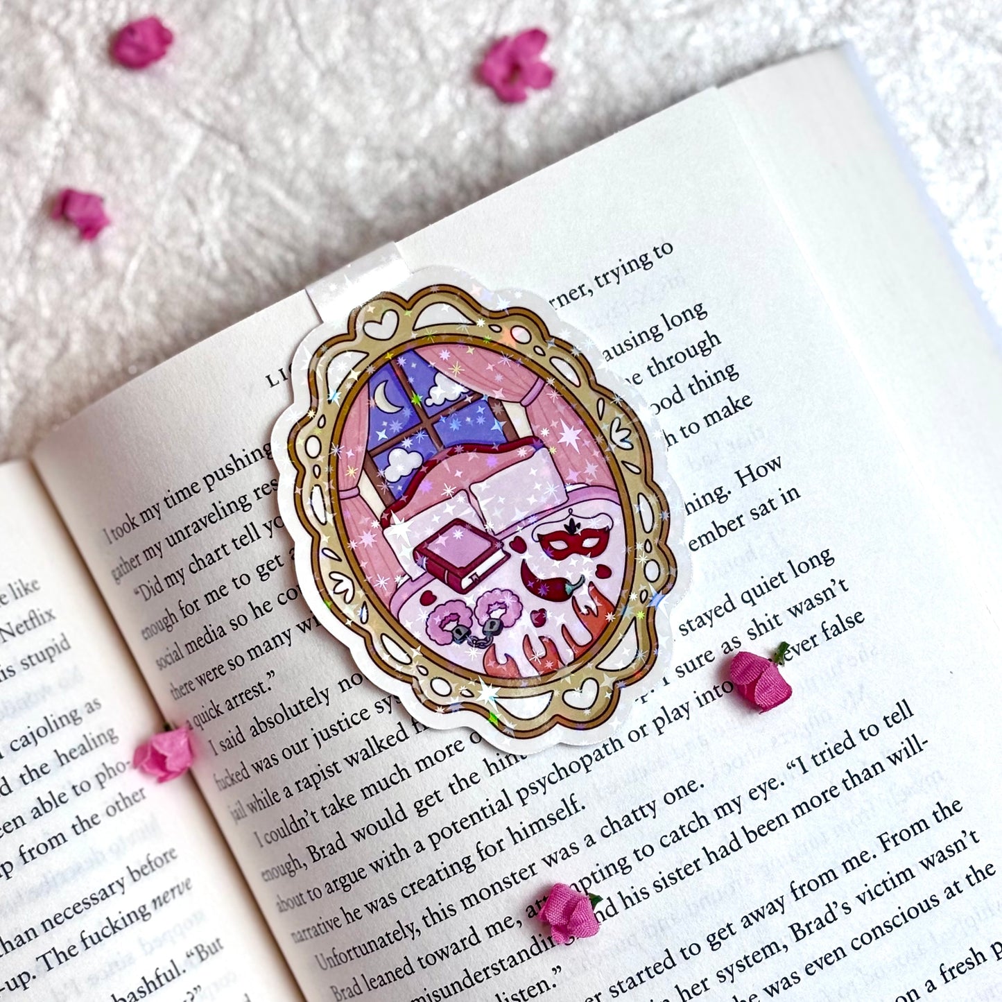 Smutty Mirror Magnetic Bookmark