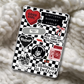 Checkered Dark Romance Kindle Insert