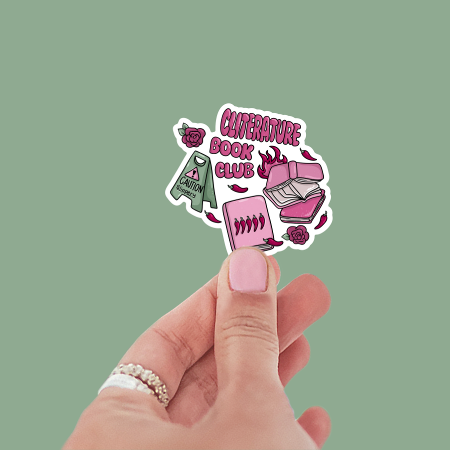 Cliterature Book Club Sticker
