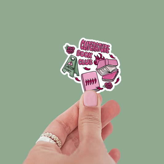 Cliterature Book Club Sticker