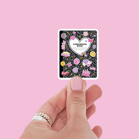 Composition Book Sticker