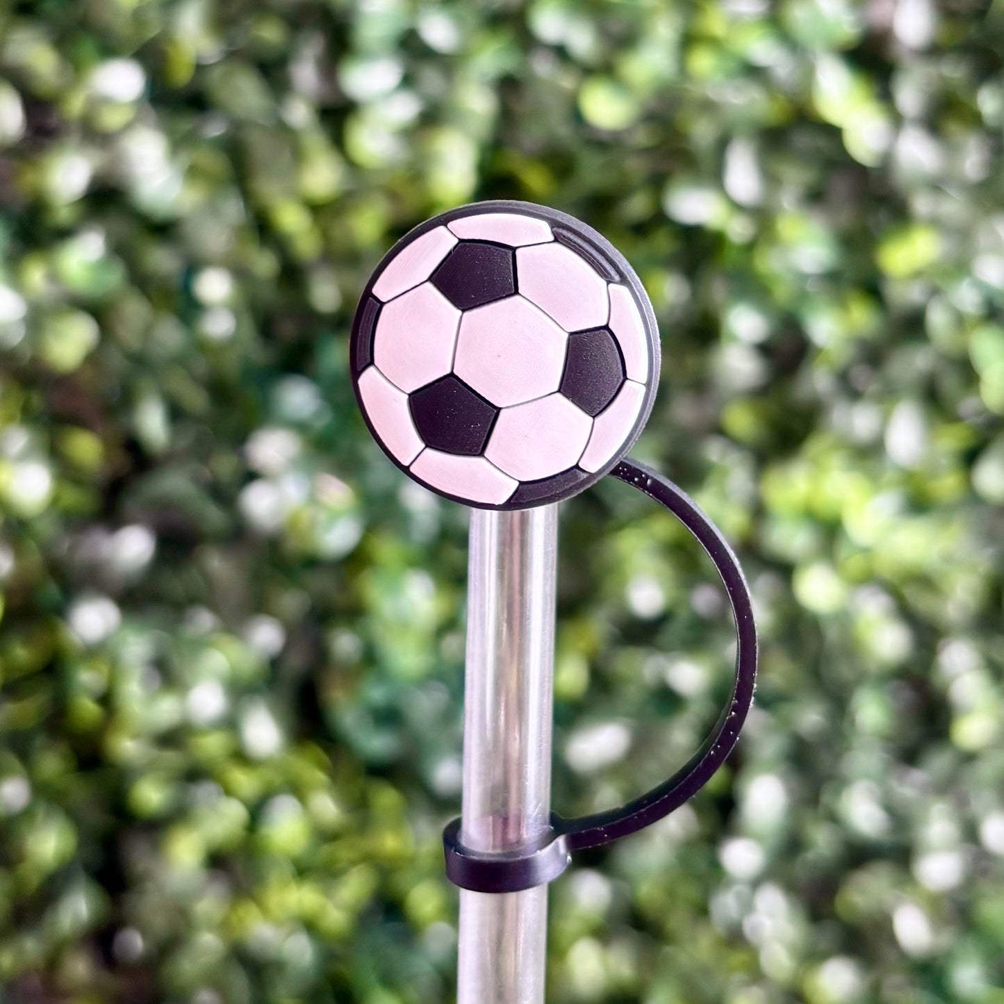 Soccer Ball Straw Topper