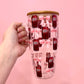 Coquette Dr. Pepper 32oz Glass Tumbler