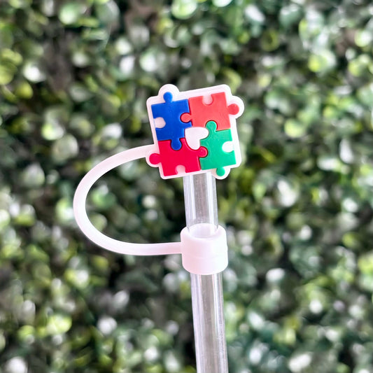 Autism Straw Topper