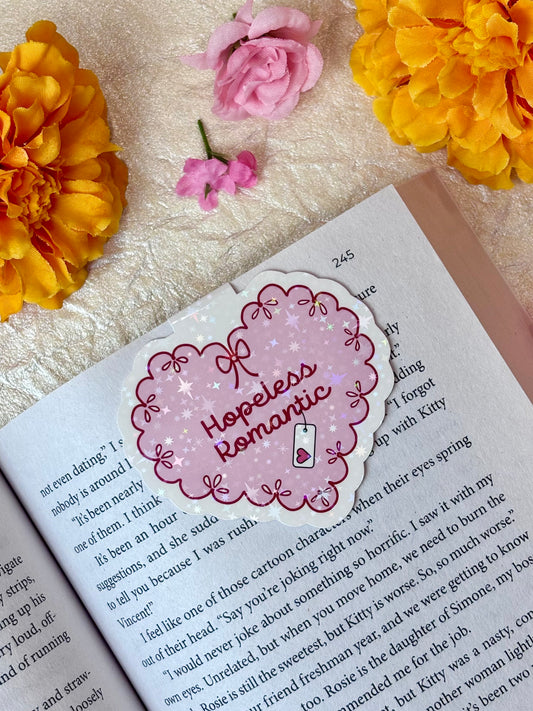 Hopeless Romantic Magnetic Bookmark
