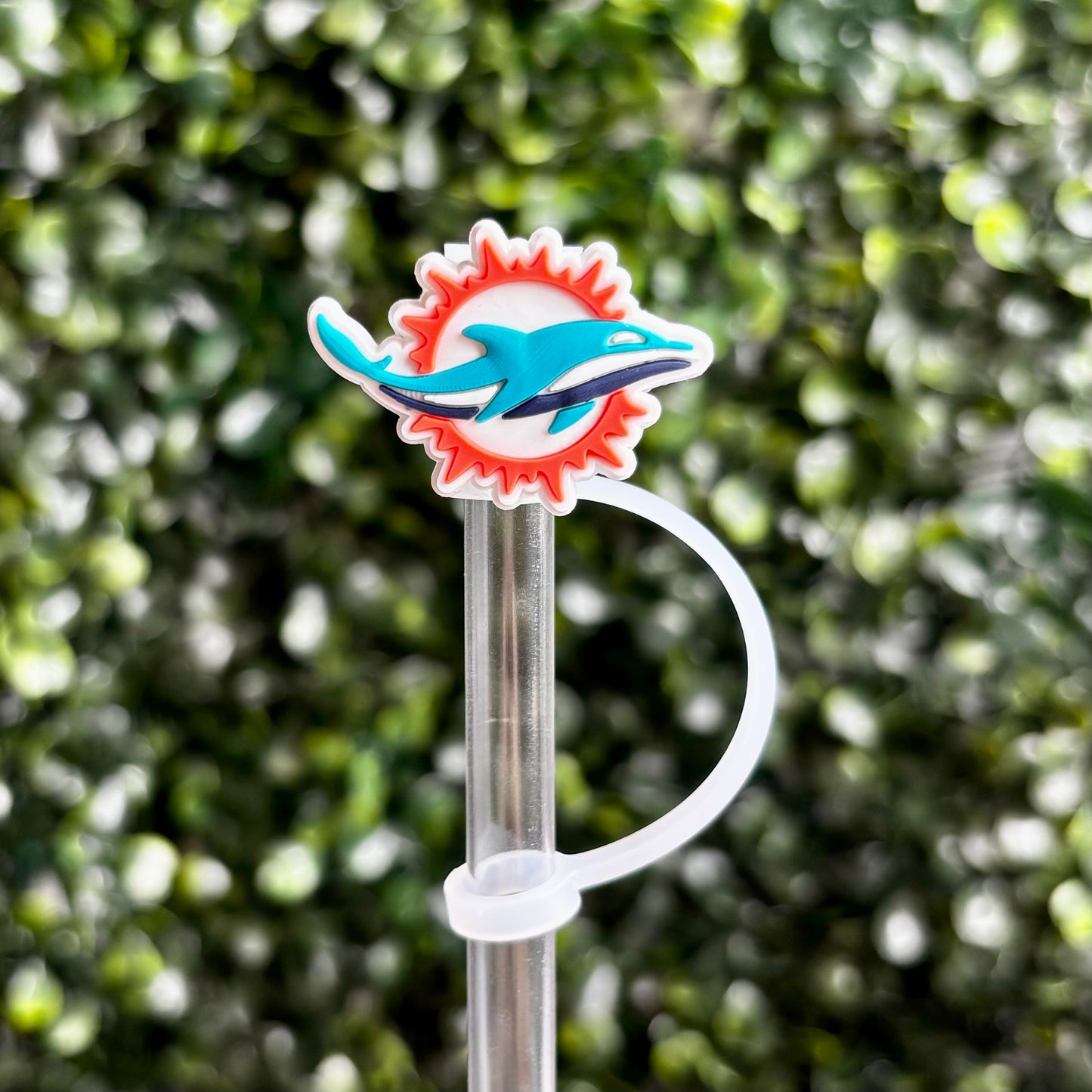 Dolphins Straw Topper