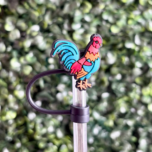 Rooster Straw Topper