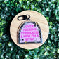 Over F*cking Stimulated Acrylic Keychain