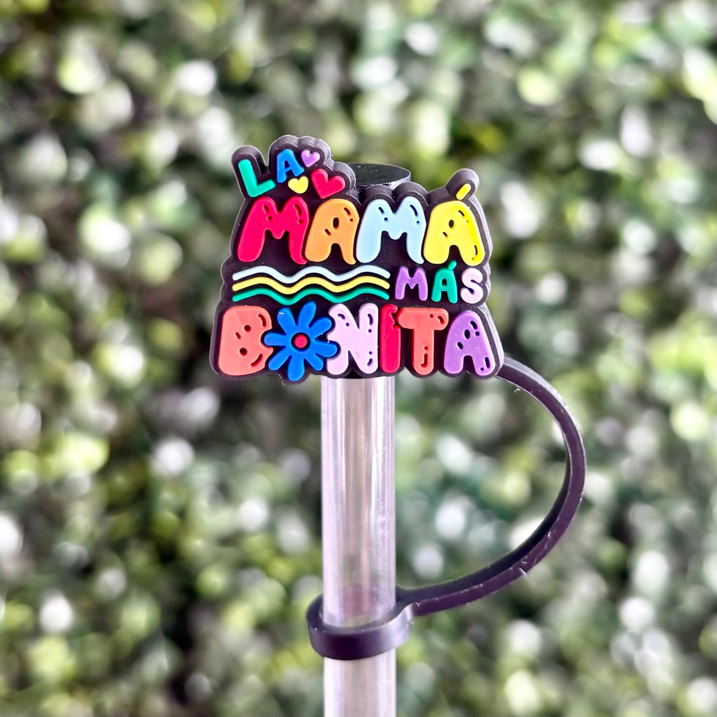 La Mamá Mas Bonita Straw Topper