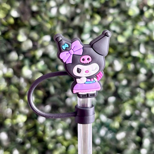 Kuromi Straw Topper