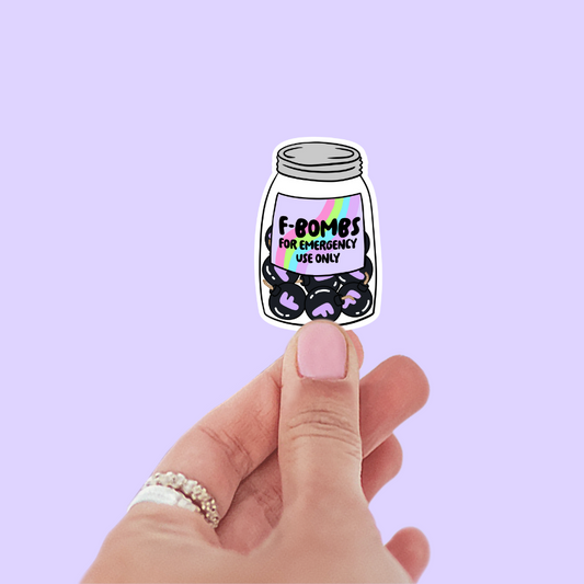 F Bombs Sticker