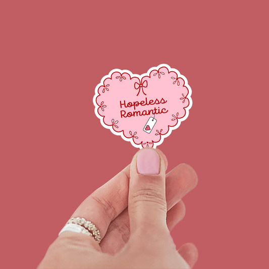 Hopeless Romantic Sticker