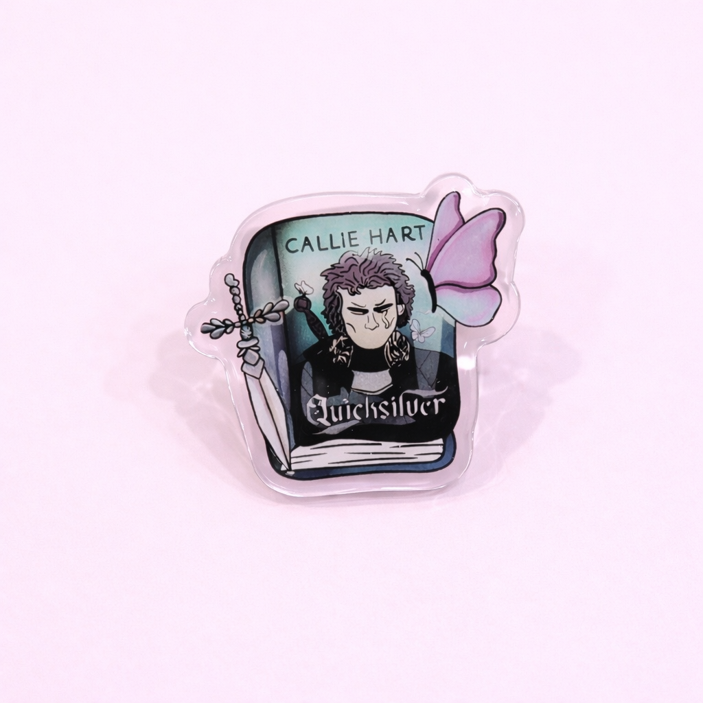Quicksilver Acrylic Pin