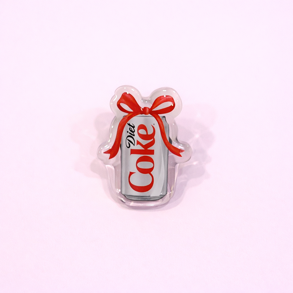 Coquette Diet Coke Acrylic Pin