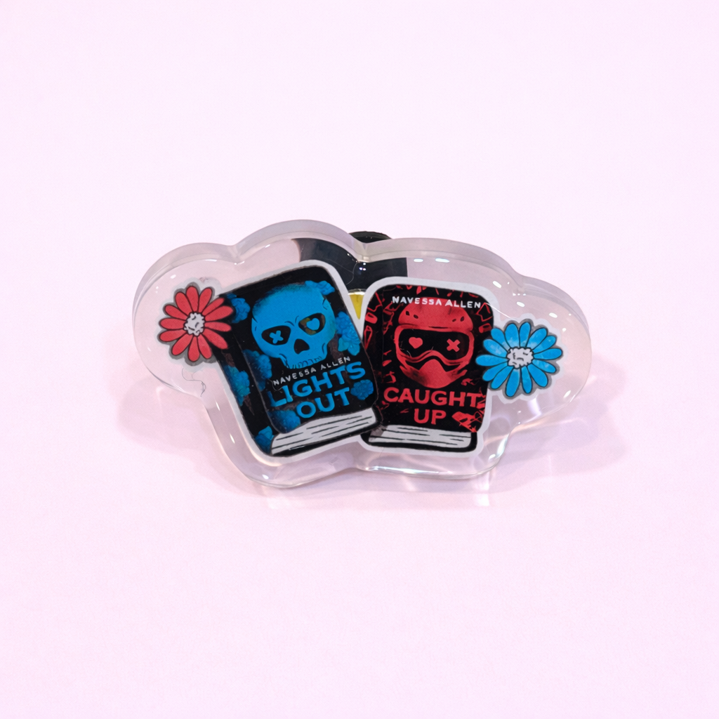 Lights Out Duet Acrylic Pin