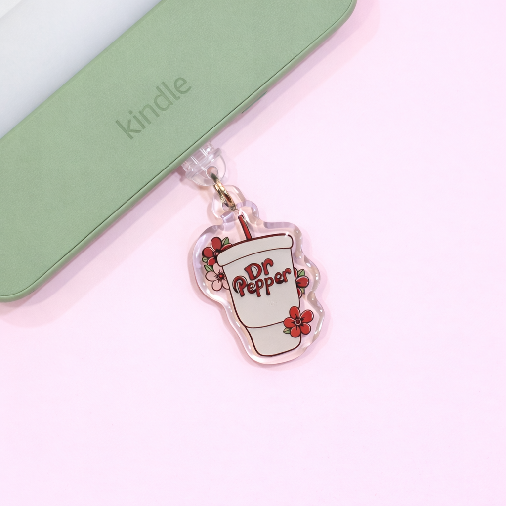 Fountain Soda USB-C Dust Plug Charm