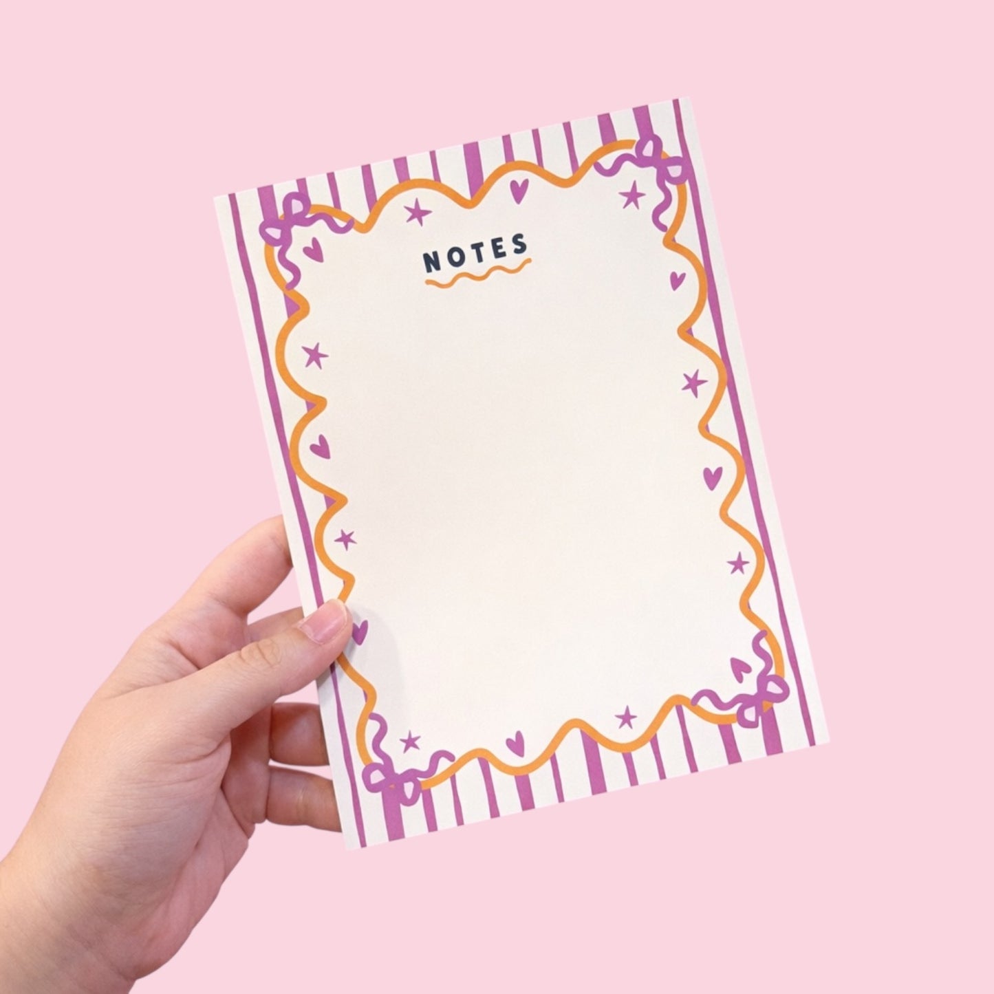 Coquette Notes Notepad