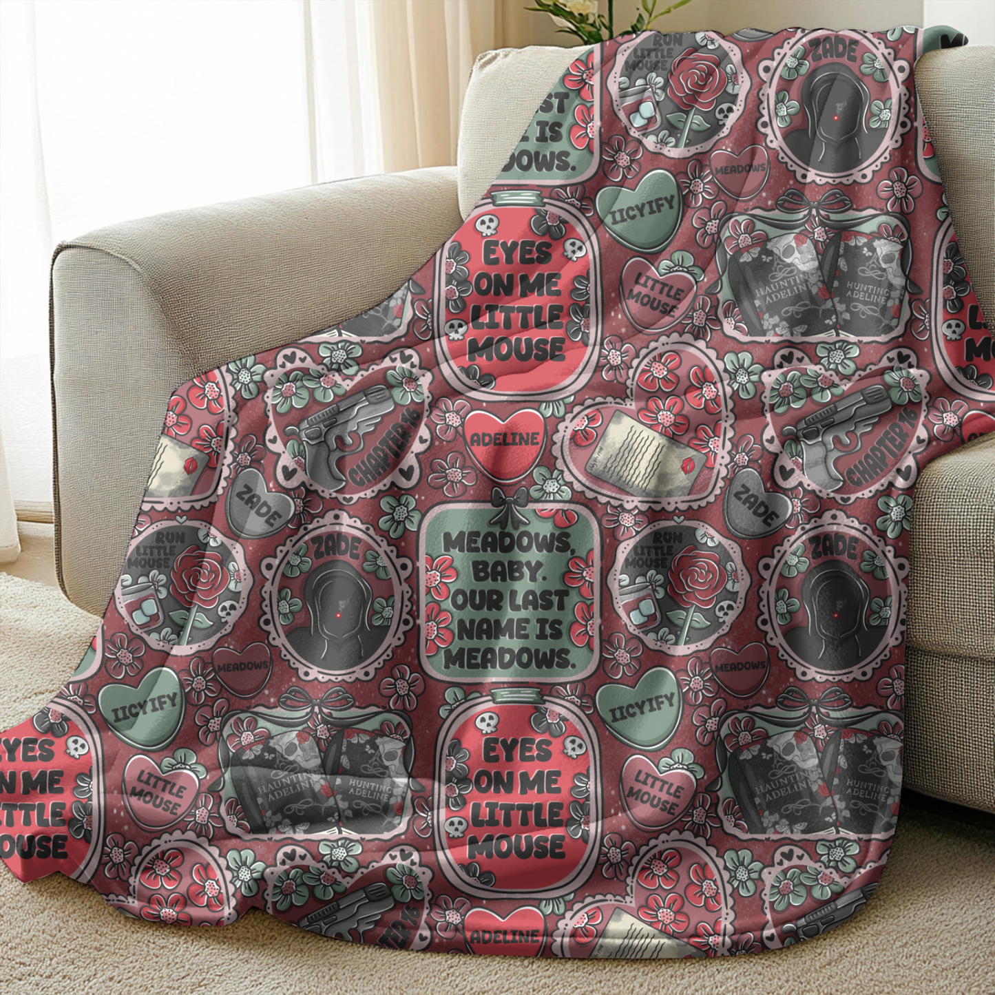 Haunting Adeline Mashup Blanket Pre-Order