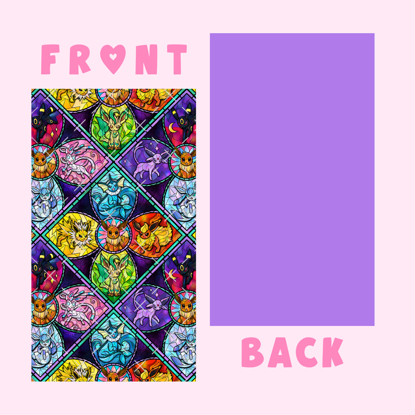Eeveelutions Stained Glass Blanket Pre-Order