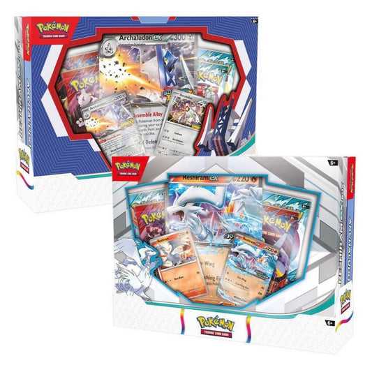 Reshiram Ex Box & Archaludon Ex Box Bundle (2 Boxes)