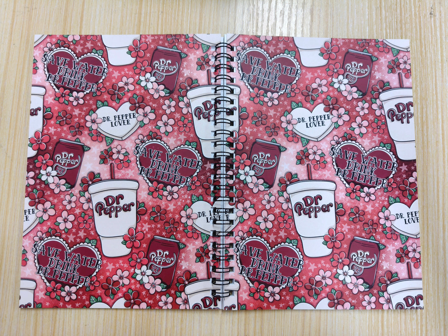 Fountain Soda A5 Spiral Notebook