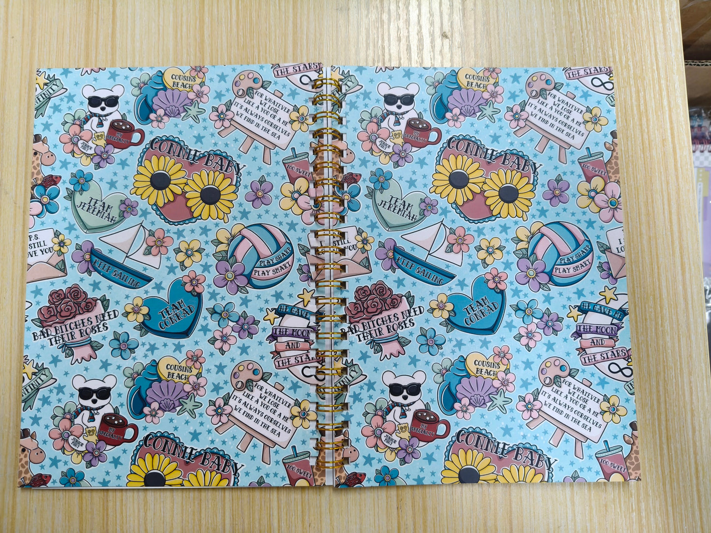 Pretty Summer A5 Spiral Notebook