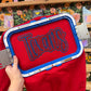 Football Team Double Glitter Applique Embroidered Shirt