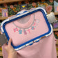 Custom Charm Necklace Embroidered Shirt