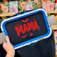 Spooky Mama Glitter Applique Embroidered Shirt