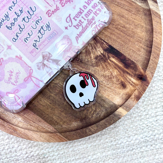 Bloody Skull USB-C Dust Plug Charm