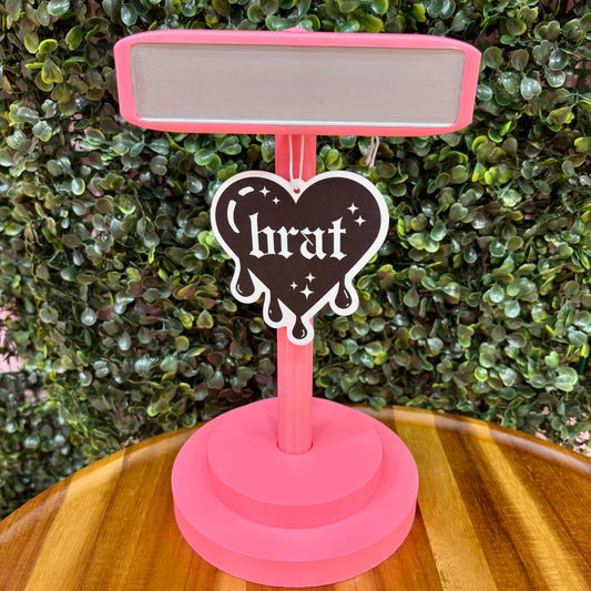 Brat Drippy Heart Air Freshie