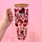 Coquette Dr. Pepper 40oz Glass Tumbler