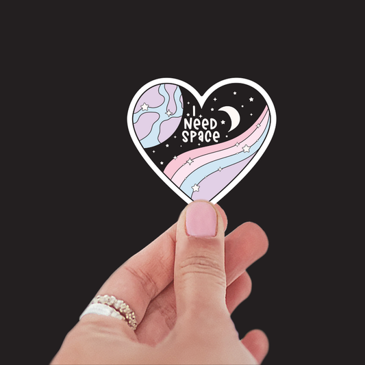 I Need Space Sticker