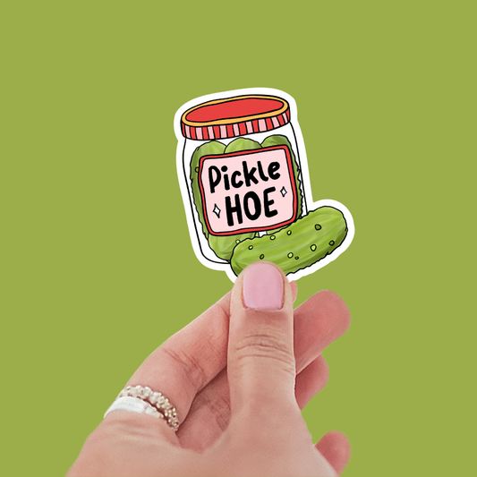 Pickle Hoe Sticker
