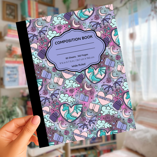 Romantasy Composition Notebook