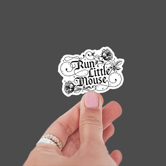 Run Little Mouse Sticker