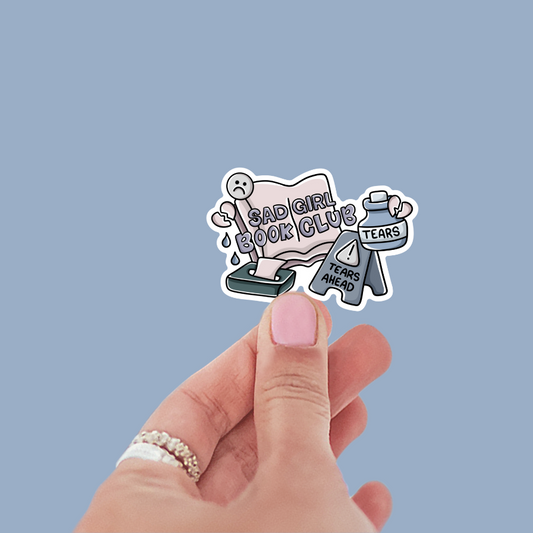 Sad Girl Book Club Sticker