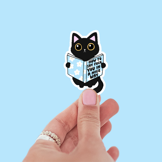 How to Say F*ck You in a Nice Way Sticker