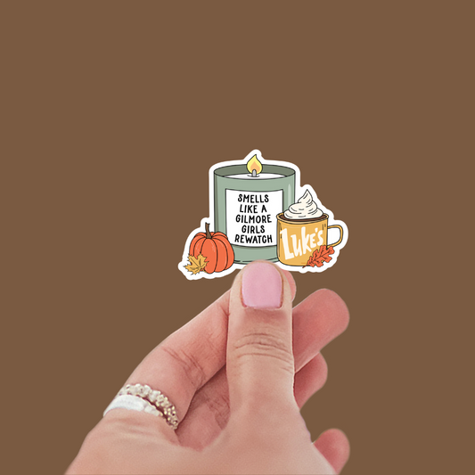 Smells Like A Gilmore Girls Rewatch Sticker