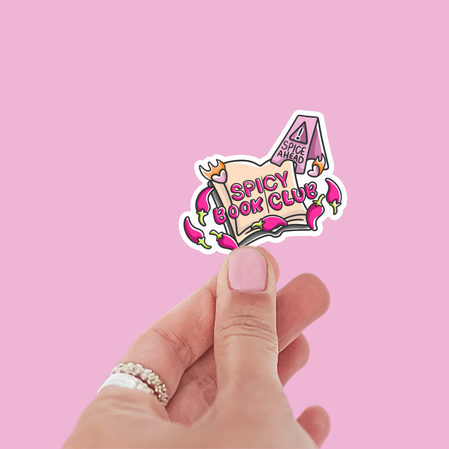 Spicy Book Club Sticker