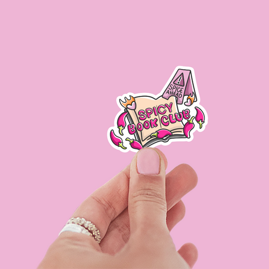 Spicy Book Club Sticker