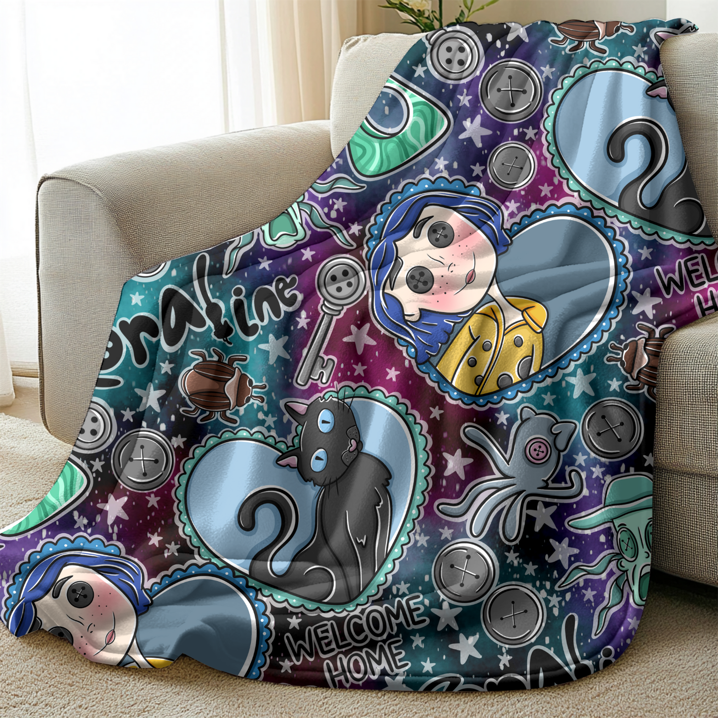 Button Girl Blanket - Pre-Order