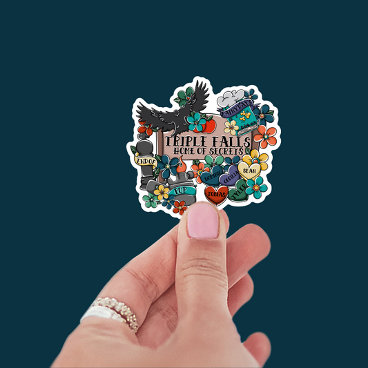 Triple Falls Sticker