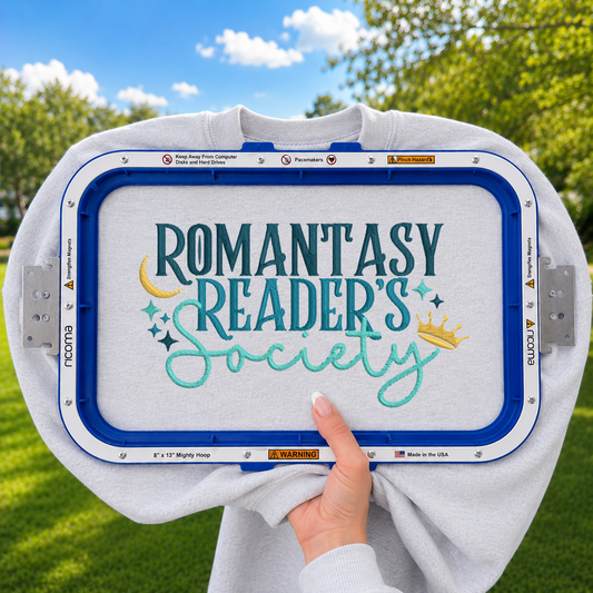 Romantasy Reader's Society Embroidered Shirt