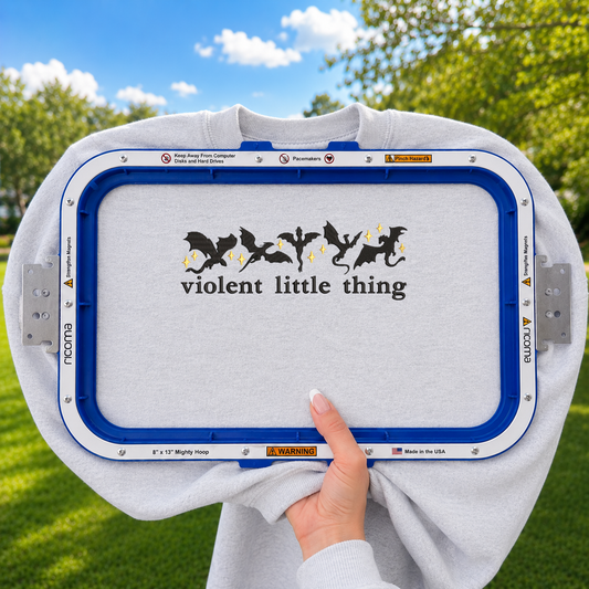 Violent Little Thing Embroidered Shirt