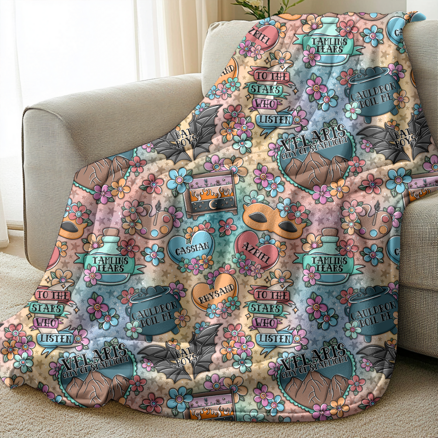 Velaris ACOTAR Blanket